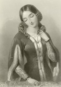 Anne af Bøhmen, dronning af kong Richard II af English School