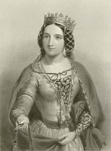 Anne af Warwick, dronning af kong Richard III af English School