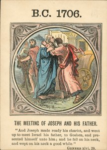 Anno Mundi: 1706 v. Chr., Das Treffen von Joseph und seinem Vater von English School