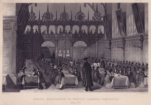 Årlig eksamen i Trinity College, Cambridge, maj 1842 af English School