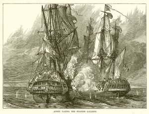 Anson nimmt die spanische Galeone von English School