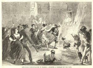 Antipavelig demonstration i Madrid af English School