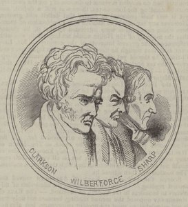 Anti Slaveri, Clarkson, Wilberforce, Sharp af English School