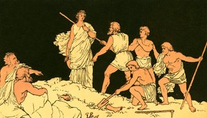 Antigone og Polynices krop af English School