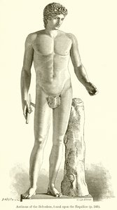 Antinous fra Belvedere, fundet på Esquiline af English School
