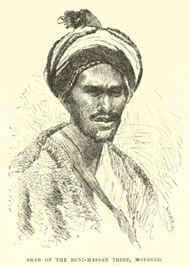 Arab of the Beni-Hassan Tribe, Morocco  af English School