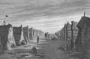 Arabisk landsby nær Port Said af English School