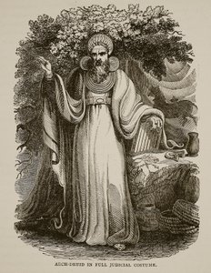 Arch-Druid i fuld retsdragt af English School