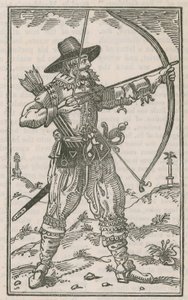 Bueskydning i Finsbury Fields af English School