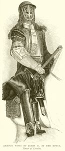 Rustning båret af James II på Boyne