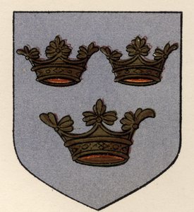 Våben båret af Grand Lodge of All England, ca. 1725, fra The History of Freemasonry, bind II, udgivet af Thomas C. Jack, London, 1883 af English School