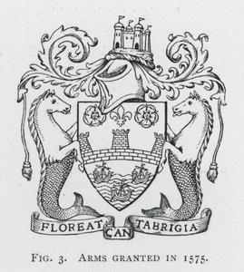 Våben udstedt i 1575 (gravering) af English School