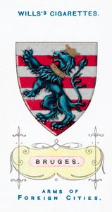 Arms of Bruges (chromolitho) af English School