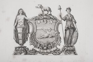 Arms of the Foundling Hospital af English School