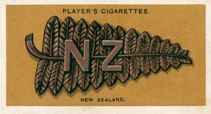 Hærens emblemer: New Zealand (farvelitografi) af English School