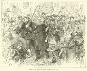 Arrestation af napoleonistiske spioner i Paris, oktober 1870 af English School