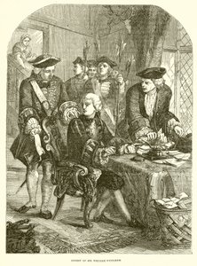 Arrestation af Sir William Wyndham af English School