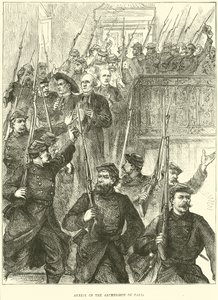 Arrestation af ærkebiskoppen af Paris, marts 1871 af English School