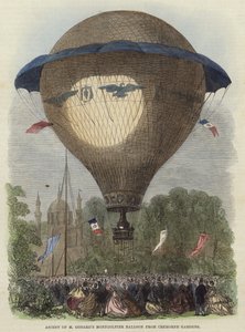 Bestigning af M Godards Montgolfier Balloon af English School