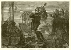 Mordet på Lord Mayo (1872) af English School