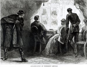 Mordet på præsident Lincoln, 14. april 1865 af English School
