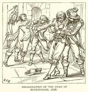 Mordet på hertugen af Buckingham, 1628 af English School
