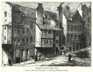 Forsamlingslokaler, West Bow (gravering) af English School