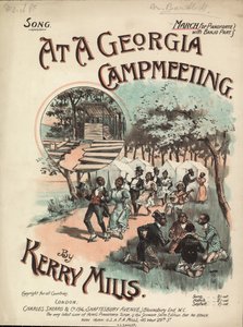 Auf einem Georgia-Campmeeting