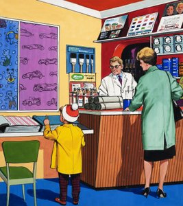 I tapetbutikken af English School
