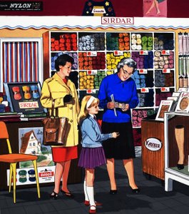 I uldforretningen af English School