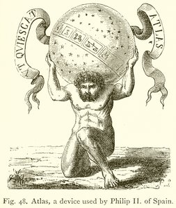 Atlas, en enhed brugt af Filip II af Spanien af English School