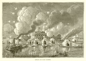 Angreb på Fort Sumter af English School