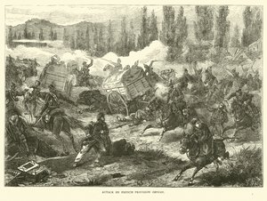 Angreb på fransk forsyningskonvoj, september 1870 af English School