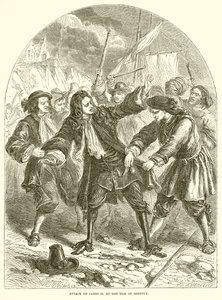 Angreb på James II. på Isle of Sheppey af English School