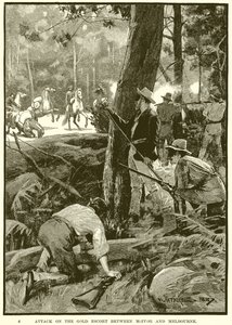 Angreb på guldeskorten mellem McIvor og Melbourne af English School