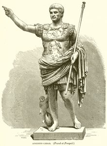 Augustus Cæsar. (Fundet i Pompeji) af English School