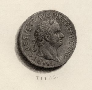 Aureus mønt, fra Titus Flavius Vespasianus æra