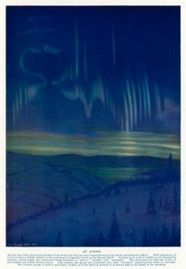 Aurora (farve litho) af English School