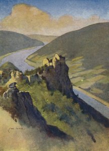 Austria: Aggstein Castle, above the Danubedani af English School