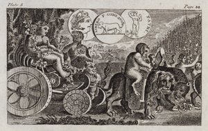 Bacchus (gravering) af English School