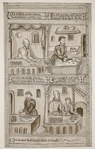 Bakers of York, 1595-1596 (sepia foto) af English School
