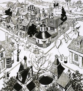 Balloner over byen af English School