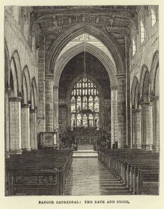 Bangor Cathedral, Skibet og Koret af English School