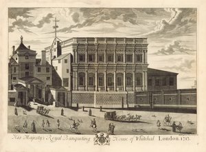 Bankethus, Whitehall, 1713 af English School