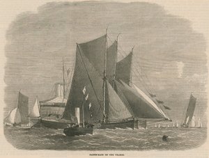 Pramkapløb på Themsen af English School