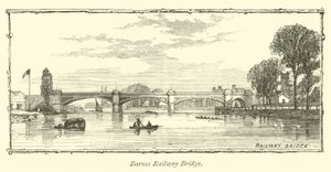 Barnes Railway Bridge  af English School