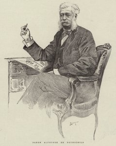 Baron Alphonse de Rothschild (gravering) af English School