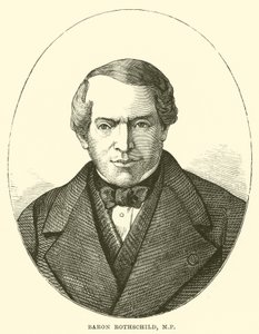 Baron Rothschild, MP (gravering) af English School