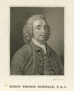 Baron Thomas Dimsdale (gravering) af English School