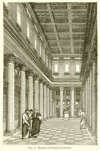 Basilikaen i Pompeji (restaureret) af English School